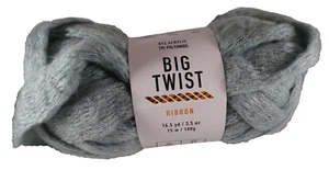 Big Twist Yarn Ribbon Nickel Silver Knitting Crochet Craft - Picture 1 of 7