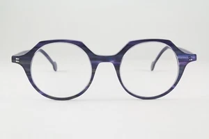 Auténticos marcos de gafas LA Eyeworks QUILL 960 43 mm azul mármol azul marino Japón - Imagen 1 de 6