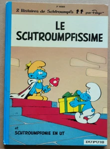 Schtroumpf 2 Le Schtroumpfissime PEYO éd Dupuis 1973 rééd dos rond - Imagen 1 de 5