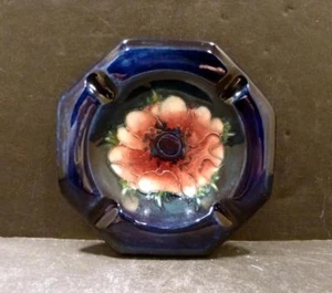 Moorcroft Vintage Anemone Blue Ashtray - MINT - Picture 1 of 6