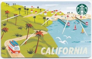 *NEU* 2020 Starbucks California Vacation Gift Card - Bild 1 von 2