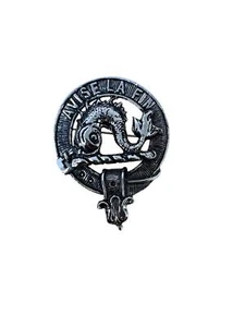 Broche insignia tapa peltre cresta clan Kennedy - Imagen 1 de 1