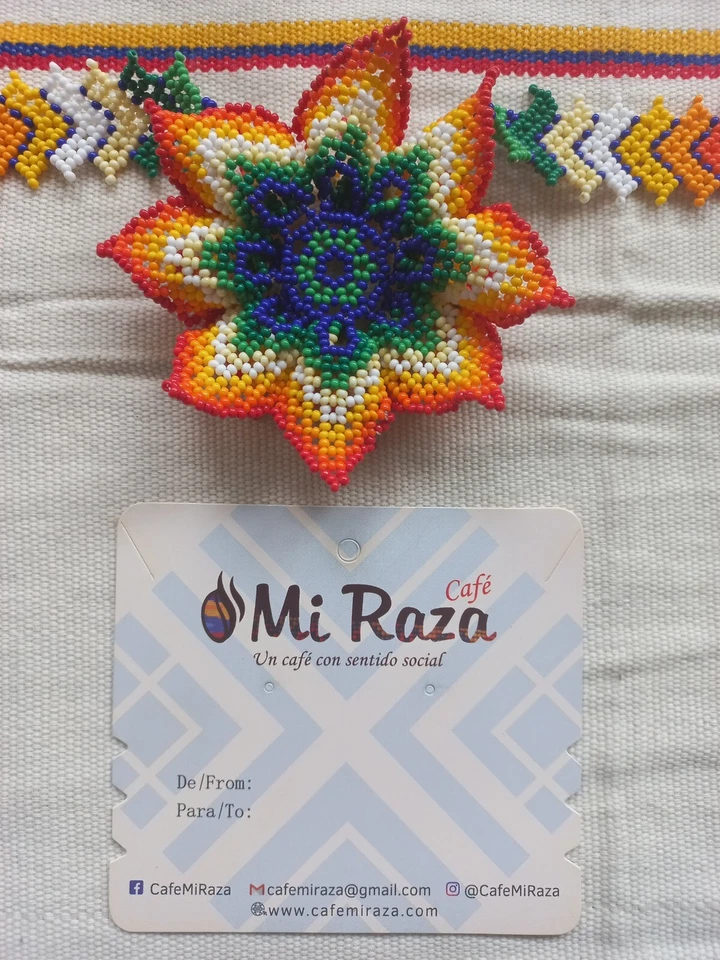 #Collar Flor de Loto,#CafeMiRaza,#MiRazaLLC - Image 1 of 4