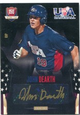 2014 USA Baseball Box Set 15U Team Signatures John Dearth Gold Ink Auto 21/49