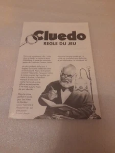 Notice de rechange pour le jeu Cluedo De 1992 - Imagen 1 de 1