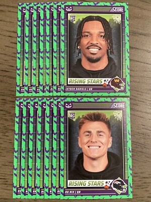 2024 Panini Score Score-A-Treat GREEN BATS NFL RC Cards You Pick/Choose! READ* - Image 1 of 4