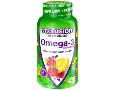 Gomitas Vitafusion Omega 3 120 unidades cada una Foto 1 de 4