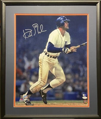 Kirk Gibson - Foto autografiada 16x20 enmarcada - Tigres de Detroit - JSA auténtica - 1984 WSC Foto 1 de 4