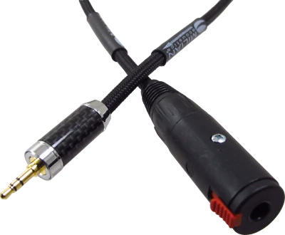 6.3 mm Jack to 3.5 mm Plug TRS Stereo Adapter Cable - Image 1 of 4