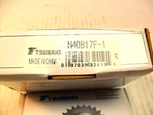 TSUBAKI H40B17F-1 - 17 Hardened Teeth - New Factory Box - Picture 1 of 4