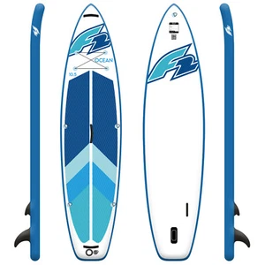 F2 OCEAN LTD 11,5 Stand Up Paddle Board Paddel SUP 350 blau aufblasbar 2025 NEU - Bild 1 von 7