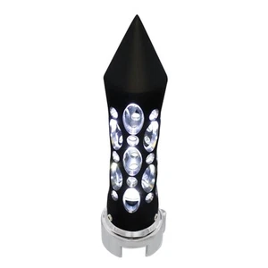 Black Daytona LED Spike Gearshift Speed Knob for 9 Speed - White - Picture 1 of 1