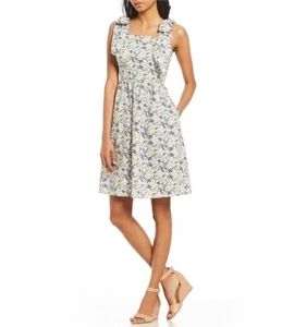 Antonio Melani Liberty London Fabrics Ditsy Hansen Heidi Cotton Sun Dress Nwt 0 - Picture 1 of 7