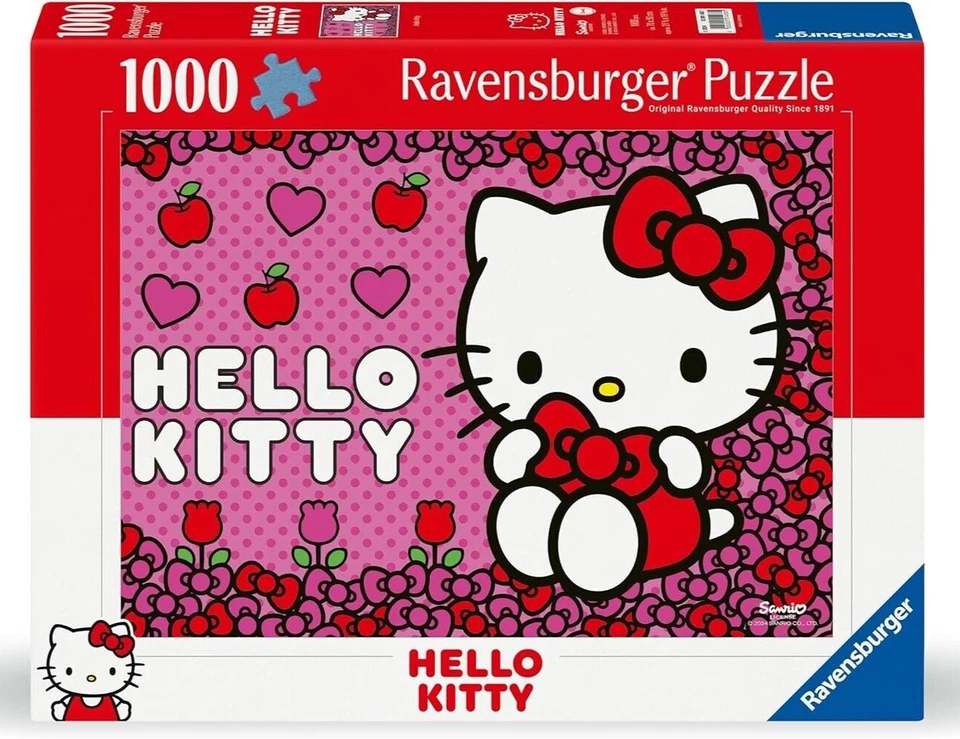 Rompecabezas Ravensburger Sanrio Hello Kitty 1000 piezas - NUEVO - Rápido - ¡Envío gratuito! Foto 1 de 2