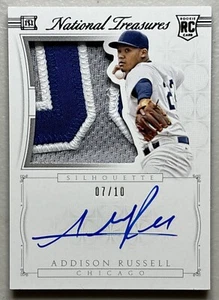 2015 National Treasures Silhouettes Addison Russell - Picture 1 of 2