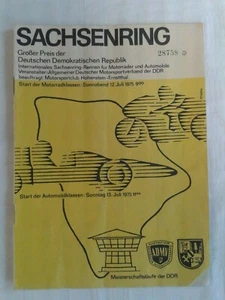 Internationales Sachsenringrennen 1975, Großer Preis der DDR, Meisterschaftslauf - Bild 1 von 1