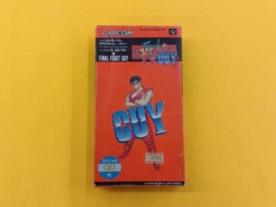 Nintendo Super Famicom SFC Final Fight GUY Tested Boxed Free shipping 1271-3 - Image 1 of 4