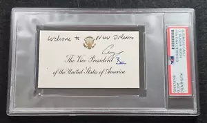 Tarjeta original firmada por el presidente GEORGE HW BUSH y la primera dama BARBARA BUSH - PSA - Imagen 1 de 5