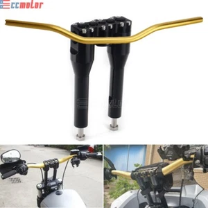 Kit de manillar y elevador modular estilo club de 1" para Harley Softail Sportster XL Dyna - Imagen 1 de 12