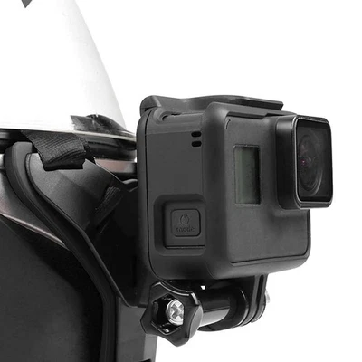 EMNIMQ Supporto per Casco da Moto Compatibile con GoPro Xiaomi Yi SJCAM AKASO - Immagine 1 di 4