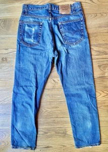Vintage Levis 505 Men's 34 X 30 Red Tab "R" Jeans USA MADE Denim Dungarees Pants - Picture 1 of 12