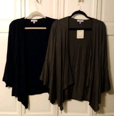 Lote de 2: Cárdigans para mujer Daisy Fuentes con mangas campanarias - Talla S *NUEVO* Foto 1 de 4