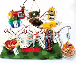 Elección de 10 adornos navideños de vidrio soplado MUY únicos ~Muchos más carga pronto - Imagen 1 de 23