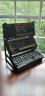 Roland Boutique Synthesizer Synth Module Stand 3-Tier Printed Stand Black PLA - Image 1 of 4