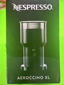 Espumador de leche eléctrico frío y caliente de acero inoxidable Nespresso Aeroccino XL - negro - Imagen 1 de 3