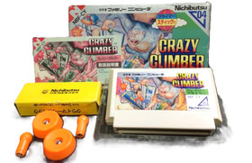 Crazy Climber Nintendo Famicom FC NES CIB W/Box Stick Japan Import Tested Rare