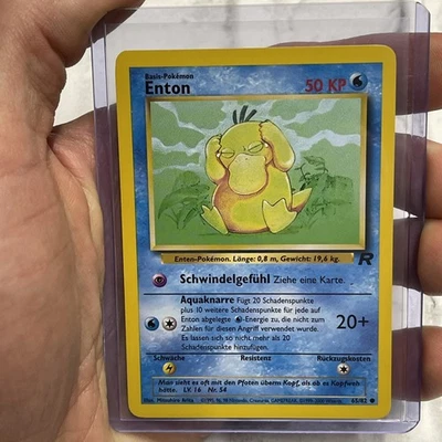 Pokemon TCG Enton #65/82 GERMAN Team Rocket Vintage Vtg Common NM/MT Card WOTC - Image 1 of 3