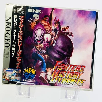 Fighter's History Dynamite Neo Geo CD Sealed SNK DECD-003 Japan 1994 Fighting - Image 1 of 4