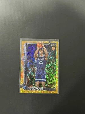2025-26 Topps Basketball Cedric Coward Rookie Gold Foil /50 SSP - Image 1 of 2