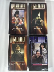 Finale Unholy Alliance And Counterfeit Highlander 3 Pack VHS - Picture 1 of 15