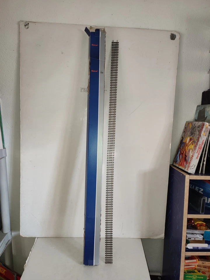 RARE ROCO HO 42400 LOT DE 12 RAIL FLEXIBLE  92 CM  AVEC  BOITE BEL ETAT - Photo 1/2