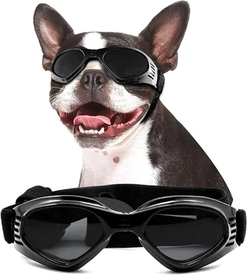 Gafas de sol para perros raza mediana, gafas de protección UV para perros Bree pequeño a mediano Foto 1 de 4
