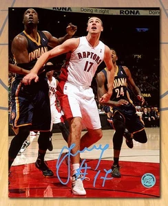 Jonas Valanciunas Toronto Raptors Signed First NBA Game 8x10 Photo - Picture 1 of 2