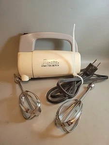 VINTAGE HAMILTON BEACH One Hand Mixer MIXETTE w/ Beaters - Picture 1 of 4