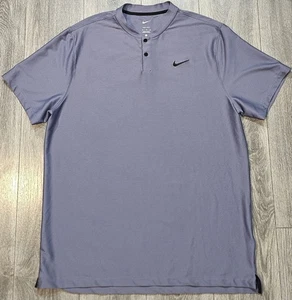 Polo de golf Nike Tour Dri-Fit gris cuello hoja (FJ7035-003) para hombre talla XL - Imagen 1 de 7