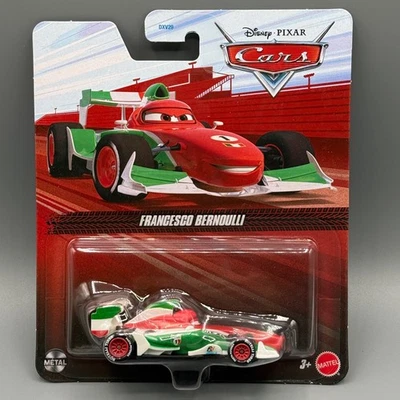 2025 DISNEY pixar CARS 2 mattel FRANCESCO BERNOULLI wgp OPEN WHEEL RACER italy - Image 1 of 2