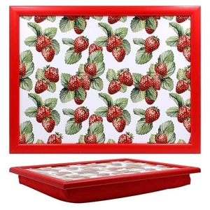 Strawberry Cushioned Lap Tray - Leonardo Collection - Picture 1 of 1