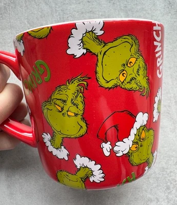 DR. SEUSS Grinch Grinchmas Mug | Red Ceramic Cup | Tea Coffee Xmas Gift | Dr Seuss | New