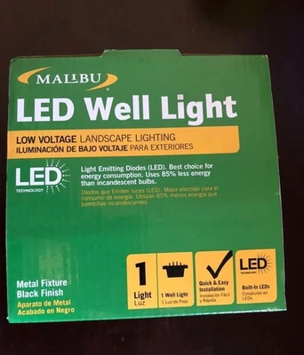 Malibu LED Well Light Low Voltage Landscape Lighting Outdoor Deck Light Yard ... - Image 1 of 4