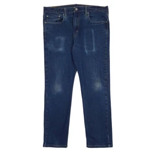 LEVIS 502 Jeans Regular Taper Fit Blue Denim Trousers Mens W36 L30 - Picture 1 of 7