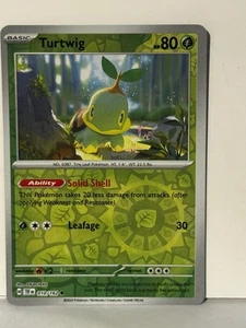 Turtwig Reverse Holo 010/162 SV05: Temporal Forces NM Pokemon Fast Ship - Picture 1 of 2