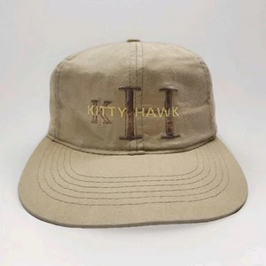Vintage Kitty Hawk Mütze Outer Banks Strand bestickt unstrukturiert Snapback Cap - Bild 1 von 9