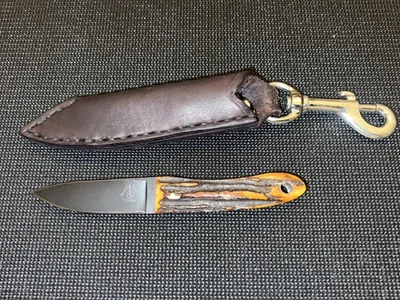 Vintage Rare Lonesome Pine Knives Larry Harley W/ Original Leather Sheath - Image 1 of 4