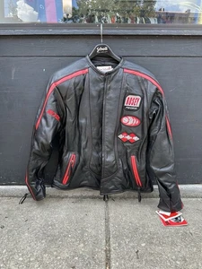 Vintage New Old Stock Rose Schott Rosey Racing Bike Jacket Leather Sz L Biker  - Picture 1 of 10
