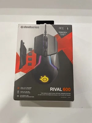 Steel Series Rival 600 Wired Optical Mouse - Black - Image 1 of 2