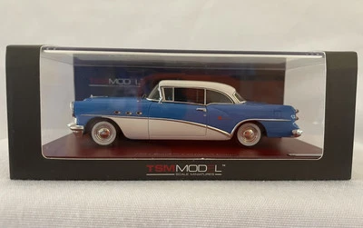 True Scale Miniatures 1:43 Resin TSM114337 1954 Buick Century Coupe Blue NIB - Image 1 of 4